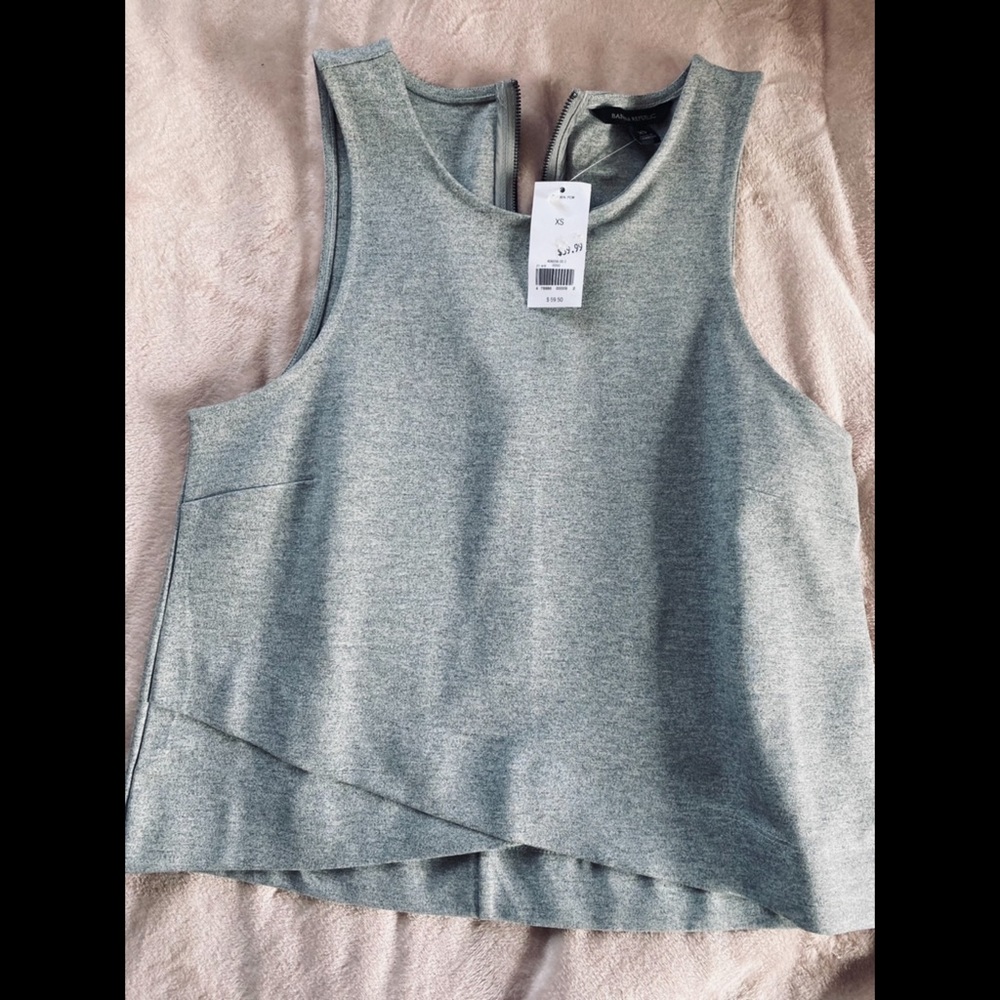 Banana Republic zip back tank